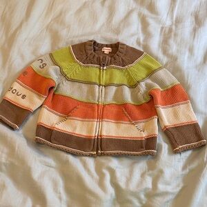 Kids 2T Catimini Brown Knit Sweater SEE DESCRIPTION